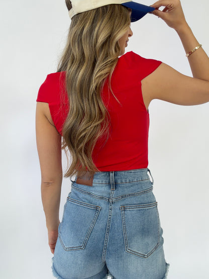 Jenna Twisted Off The Shoulder Top