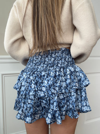 Bluebell Ruffled Mini Skirt