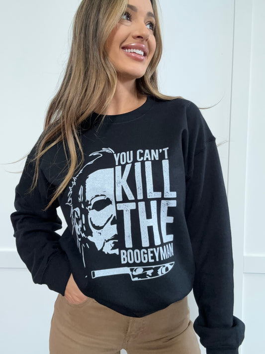 Buy our ""You Can't Kill The Boogey Man" Graphic" online – Willow Boutique Clothing. Shop stylish "You Can't Kill The Boogey Man" Graphic today.