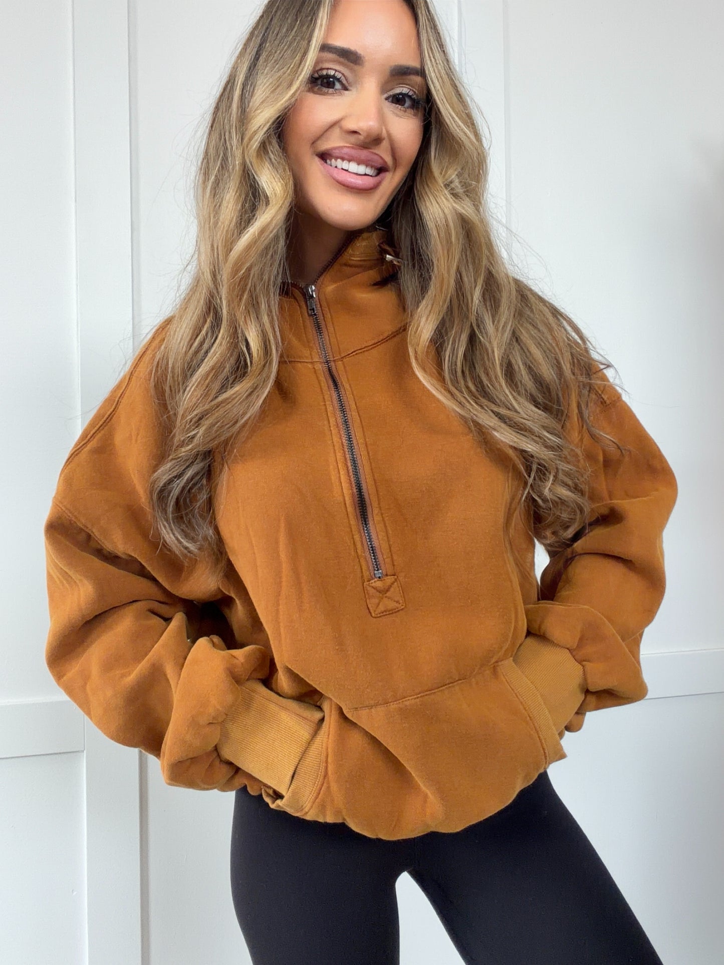 Nessa Quarter Zip Pullover Jacket