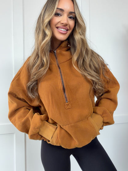 Nessa Quarter Zip Pullover Jacket
