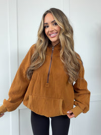 Nessa Quarter Zip Pullover Jacket