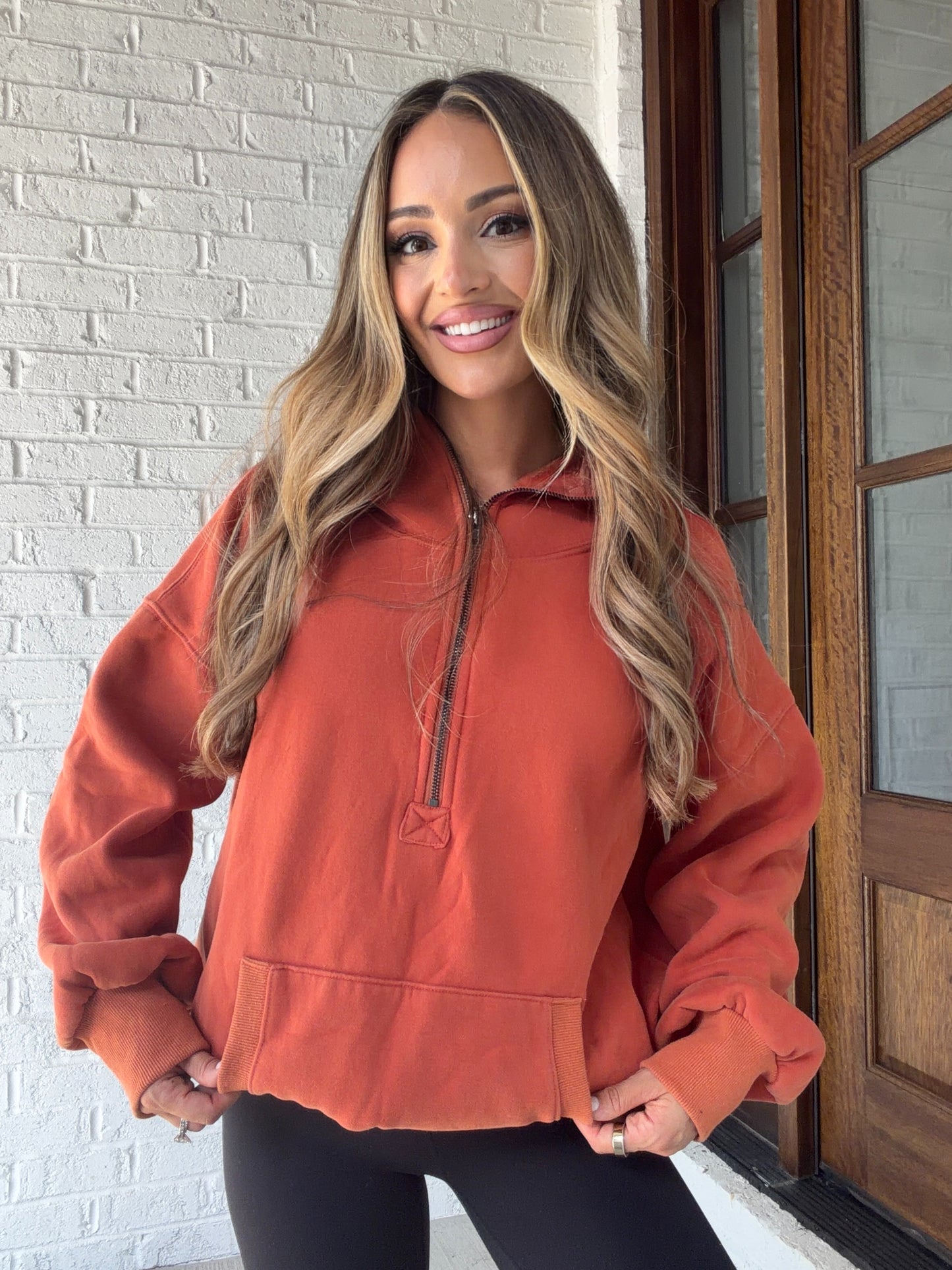 Nessa Quarter Zip Pullover Jacket