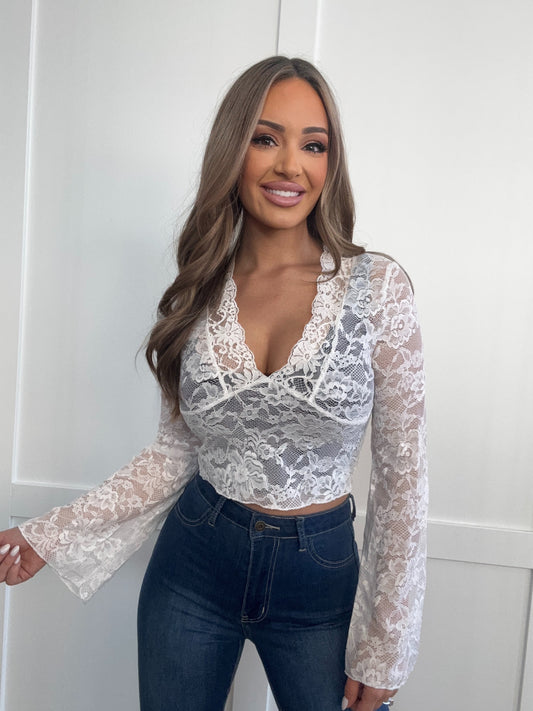 Buy our "PREORDER: Josephine Flare Sleeve Lace Top" online – Willow Boutique Clothing. Shop stylish PREORDER: Josephine Flare Sleeve Lace Top today.