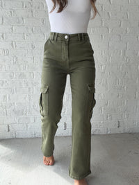 Finley High Rise Cargo Pants