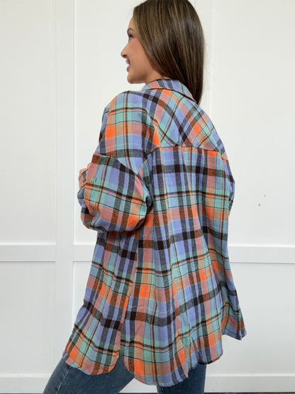 Buy our "PREORDER: Crisp Twilight Plaid Collared Neck Long Sleeve Shirt" online – Willow Boutique Clothing. Shop stylish PREORDER: Crisp Twilight Plaid Collared Neck Long Sleeve Shirt today.