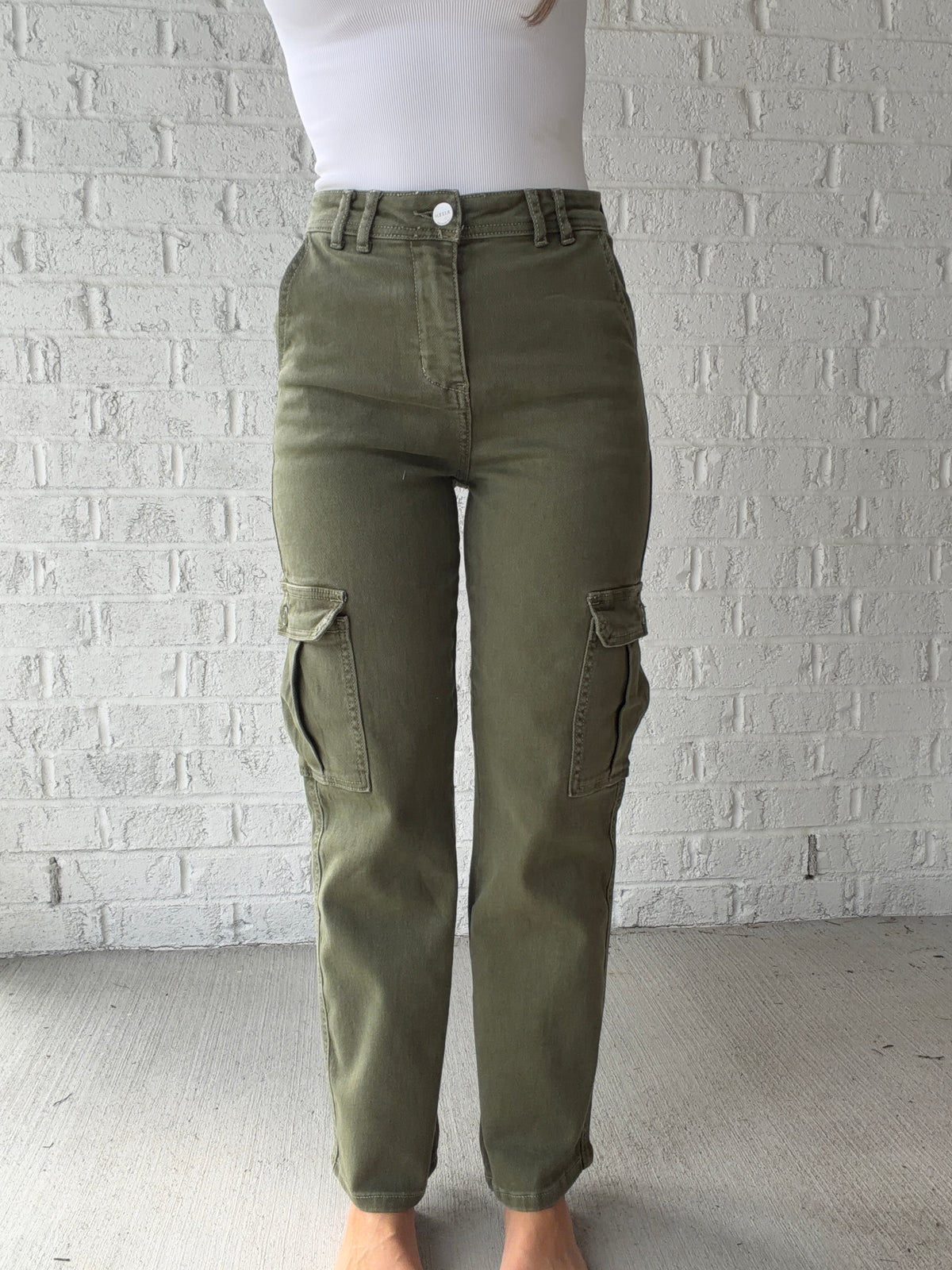 Finley High Rise Cargo Pants