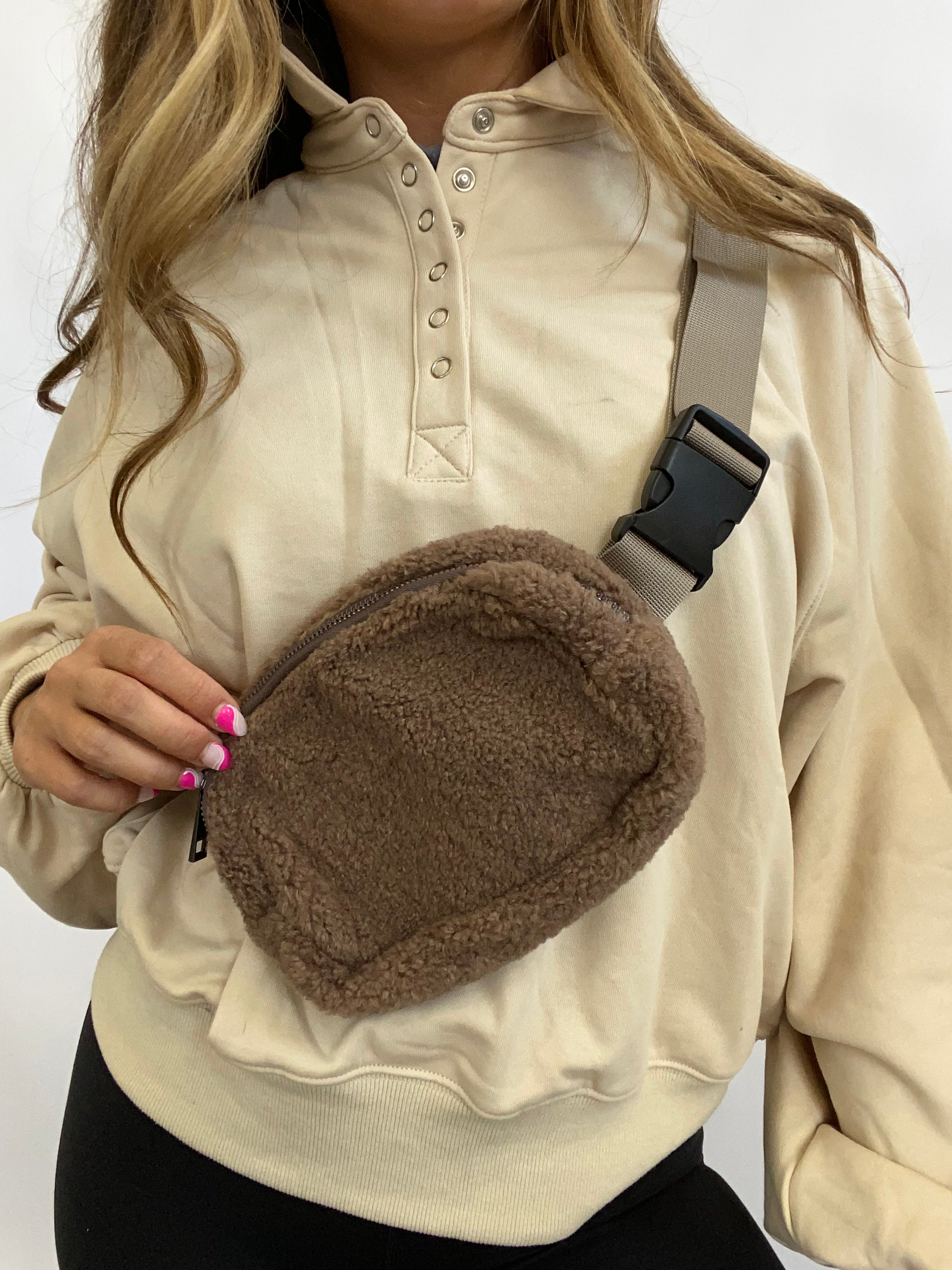 Sherpa Fanny Pack- Brown
