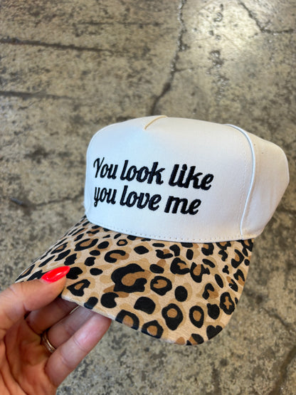 "You Look Like You Love Me" Two-Toned Canvas Cotton Cap