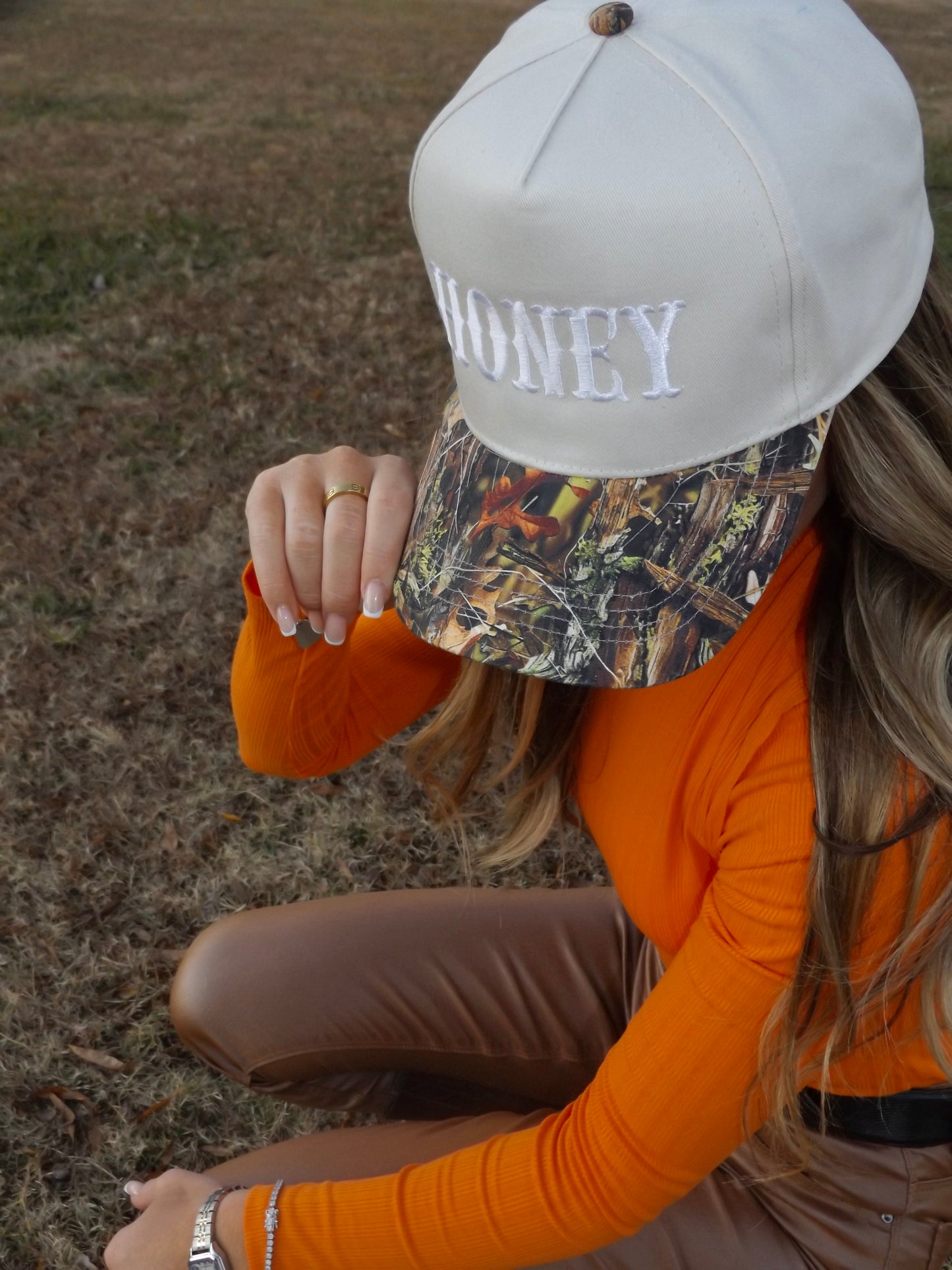Honey Camo Trucker Hat