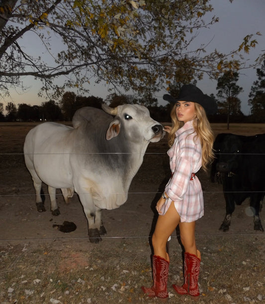 Laylie Plaid Flannel – Oversized Long Sleeve