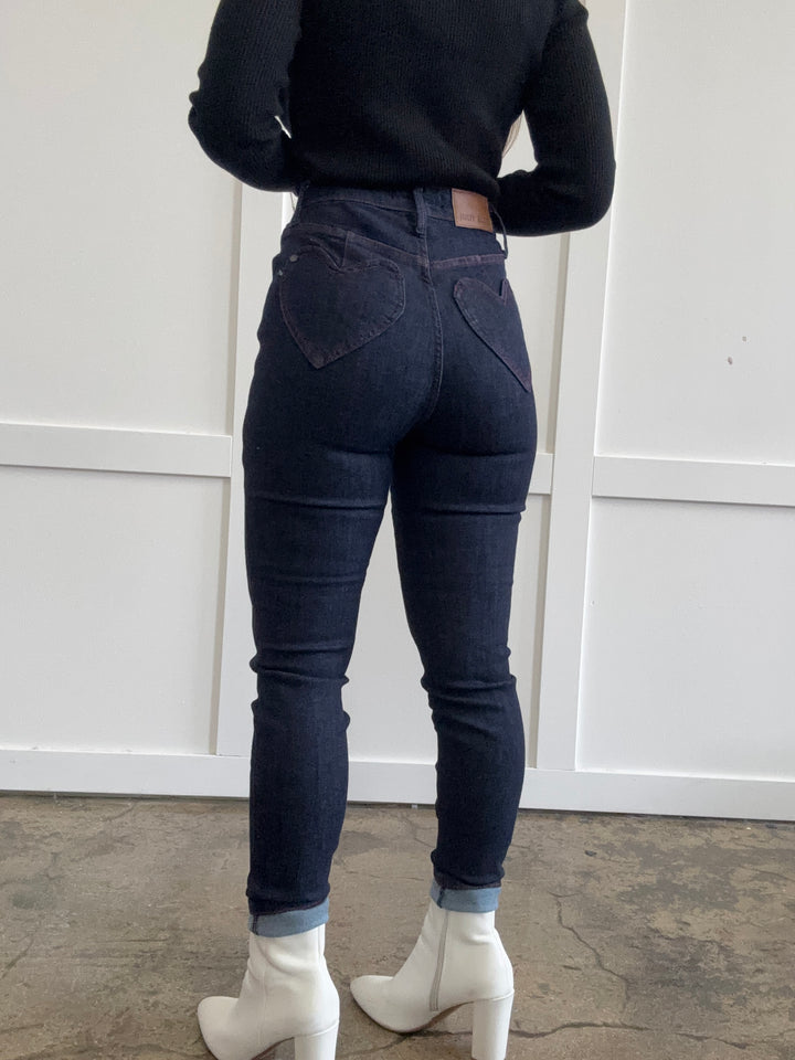 Judy Blue Heart Pocket Skinny Jeans