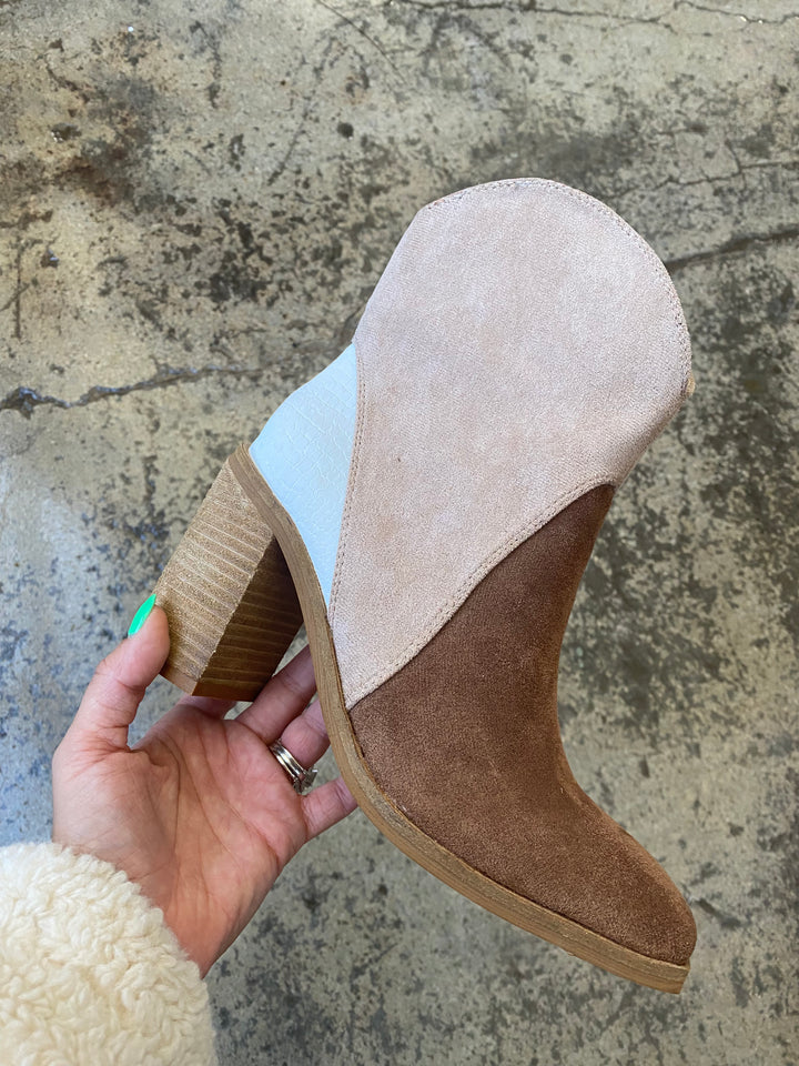 Kendall Chunky High Heel Ankle Bootie