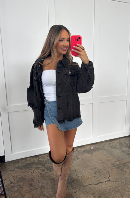 Buy our "PREORDER- Alanna Distressed Button Up Hooded Denim Jacket" online – Willow Boutique Clothing. Shop stylish PREORDER- Alanna Distressed Button Up Hooded Denim Jacket today.