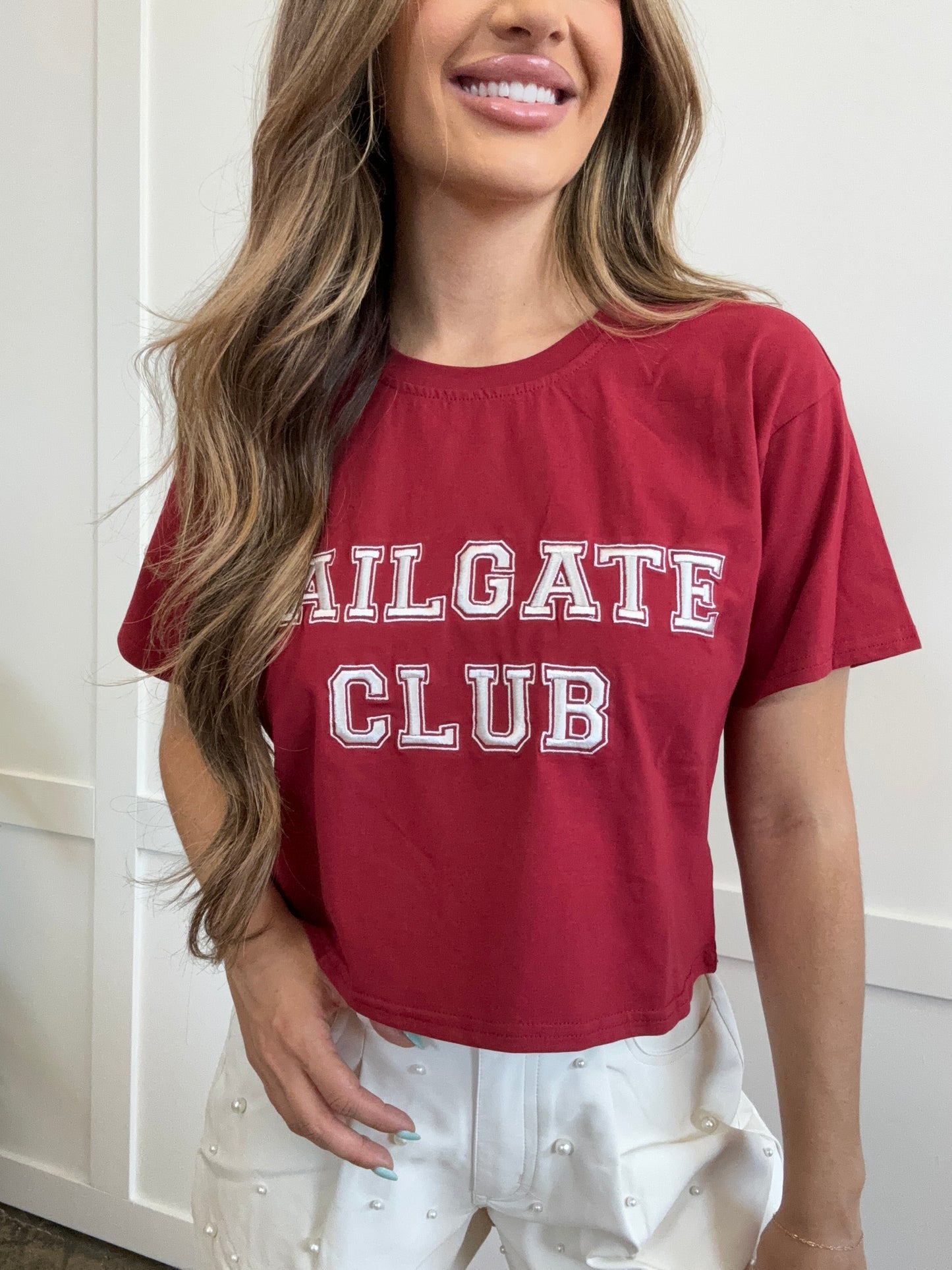 Buy our "Tailgate Club Tee" online – Willow Boutique Clothing. Shop stylish Tailgate Club Tee today.