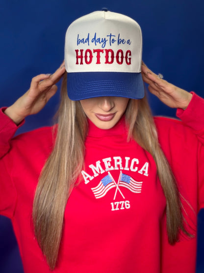 Bad Day to be a Hotdog Trucker Hat