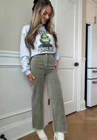 Quinn Wide Leg Corduroy Pants
