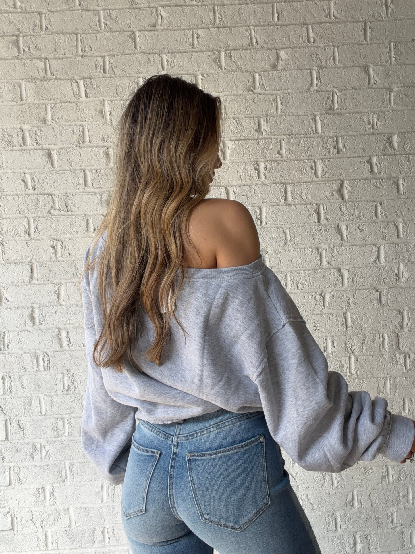 Isabelle Off The Shoulder Sweatshirt