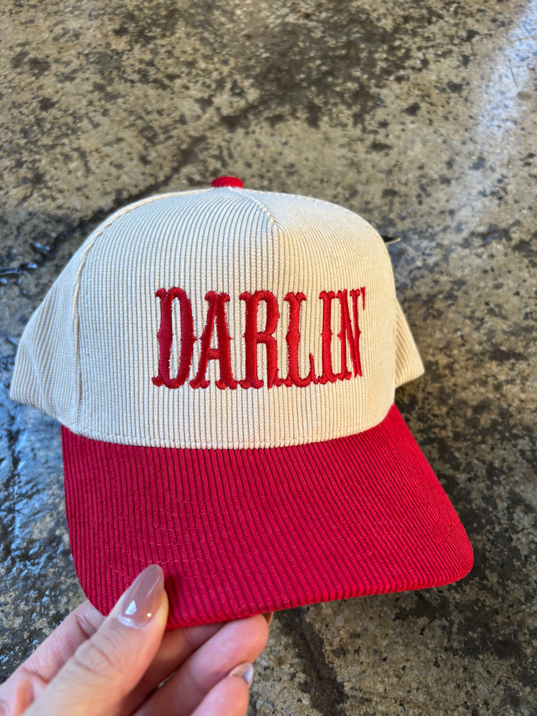 Darlin' Corduroy Trucker Hat