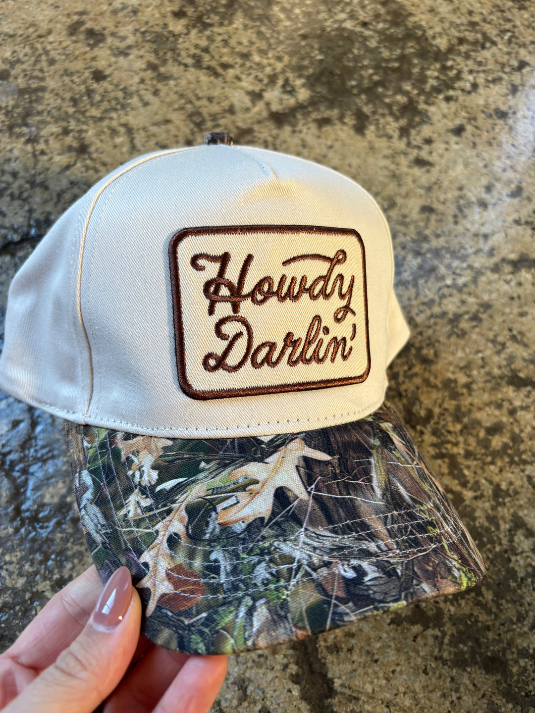 Howdy Darlin' Camo Western Trucker Hat