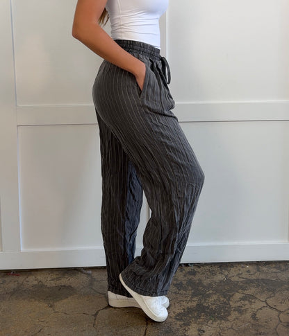 Tate Striped Straight Leg Pants