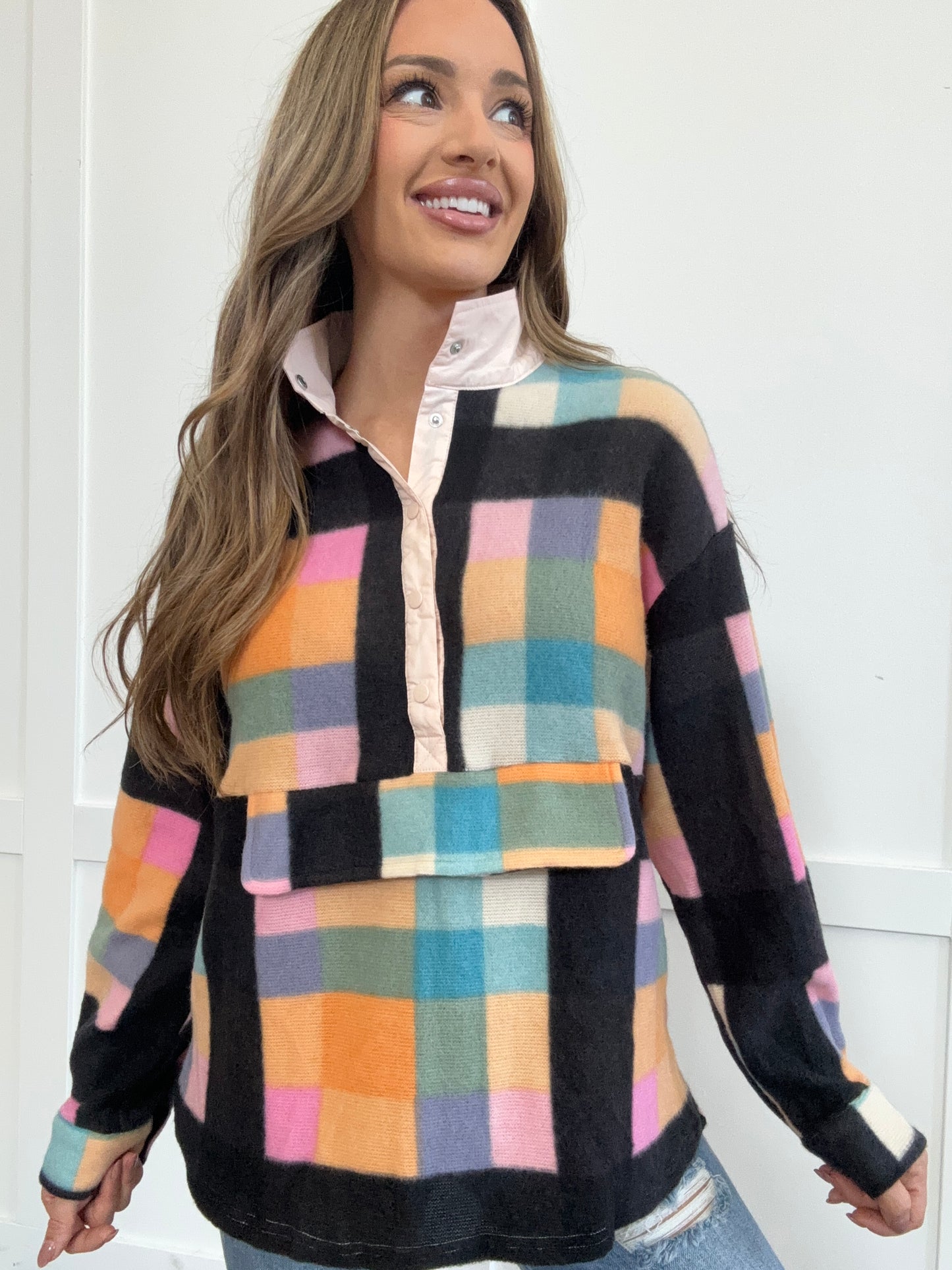 PREORDER: Hadley Half Snap Sweatshirt