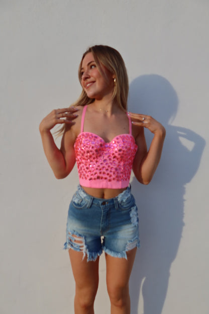 PREORDER: Breanne Distressed High Rise Shorts