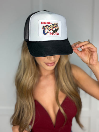 Original Coors Rodeo Patch Foam Trucker Hat