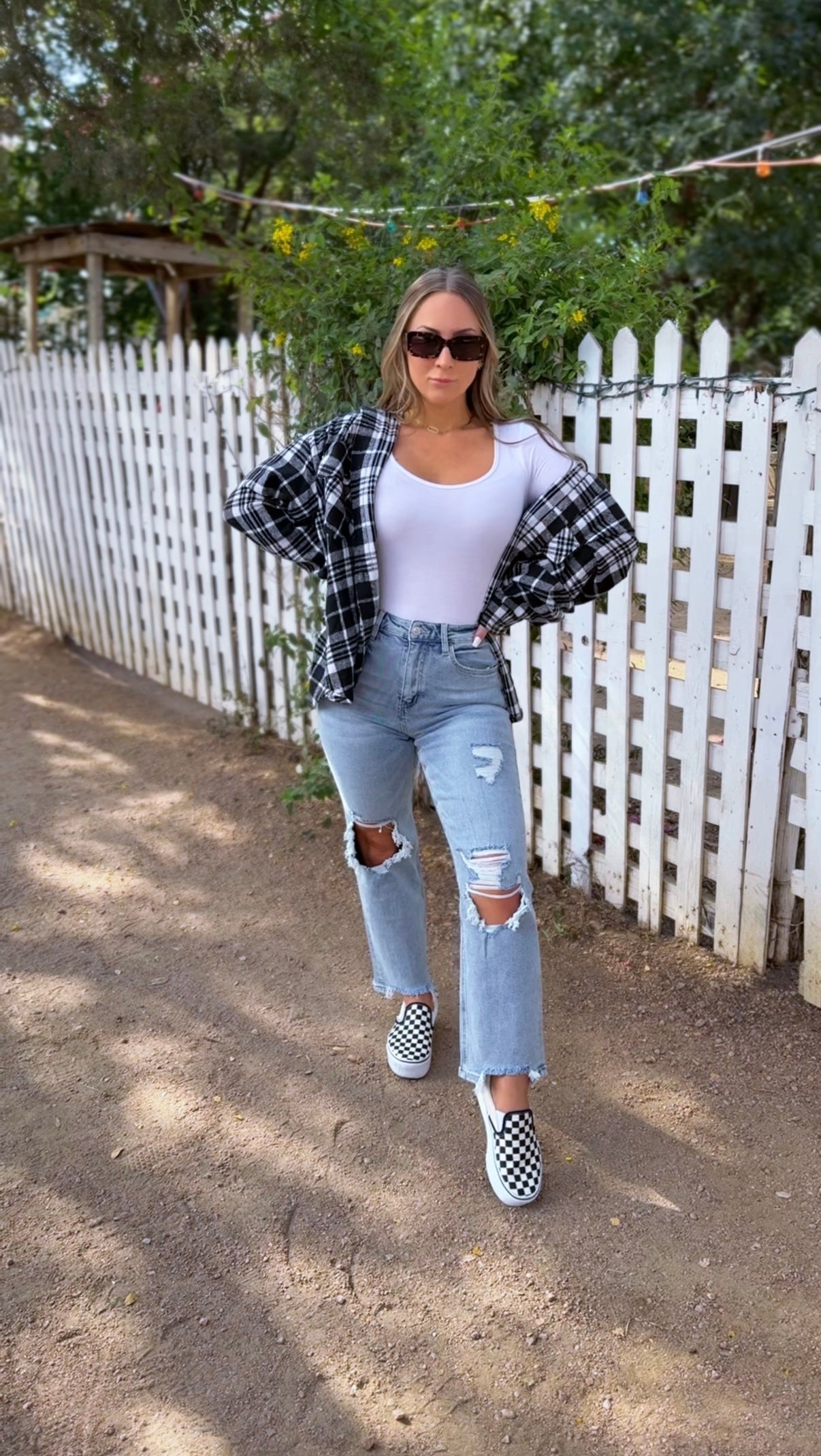 Celebration 90's Super High Rise Distressed Dad Jeans