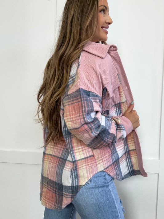 Buy our "PREORDER: Brynlee Bliss Plaid Button Up Long Sleeve Shacket" online – Willow Boutique Clothing. Shop stylish PREORDER: Brynlee Bliss Plaid Button Up Long Sleeve Shacket today.