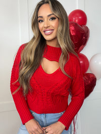 Pure Heart Knit Sweater