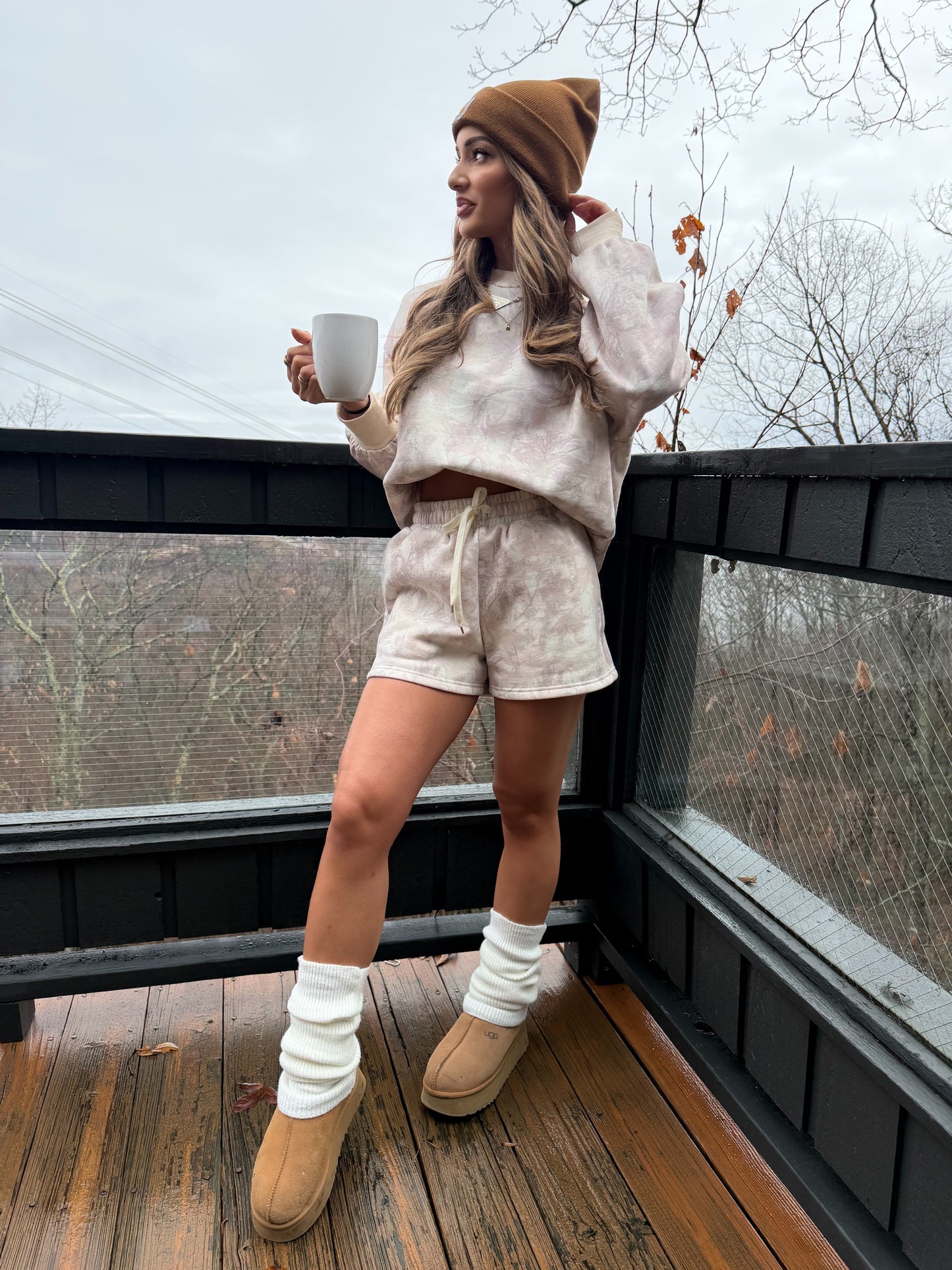 PREORDER: Aspen Pines Beige Camo Crewneck