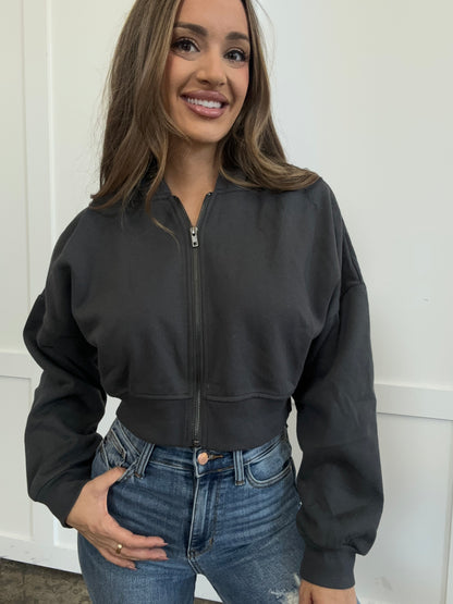 PREORDER: Athena Hooded Cropped Jacket