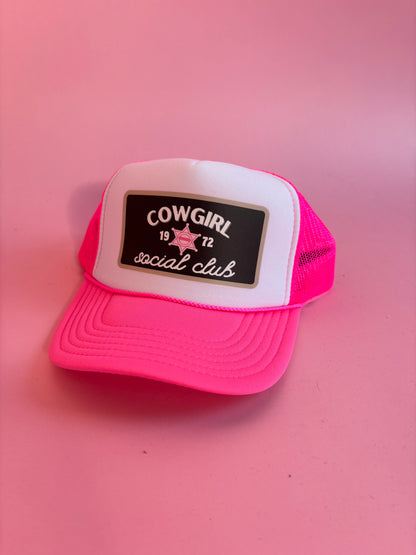 Cowgirl Social Club Foam Trucker Hat