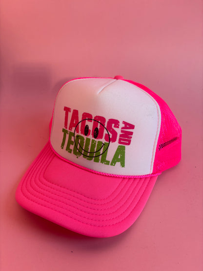 Tacos and Tequila Foam Trucker Hat