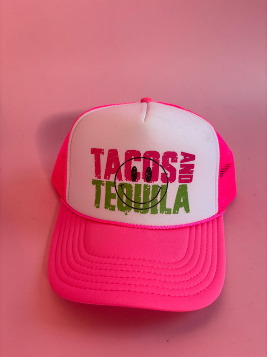 Tacos and Tequila Foam Trucker Hat