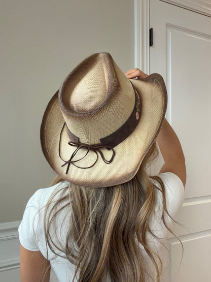 Everleigh Embroidered Floral Cowgirl Hat