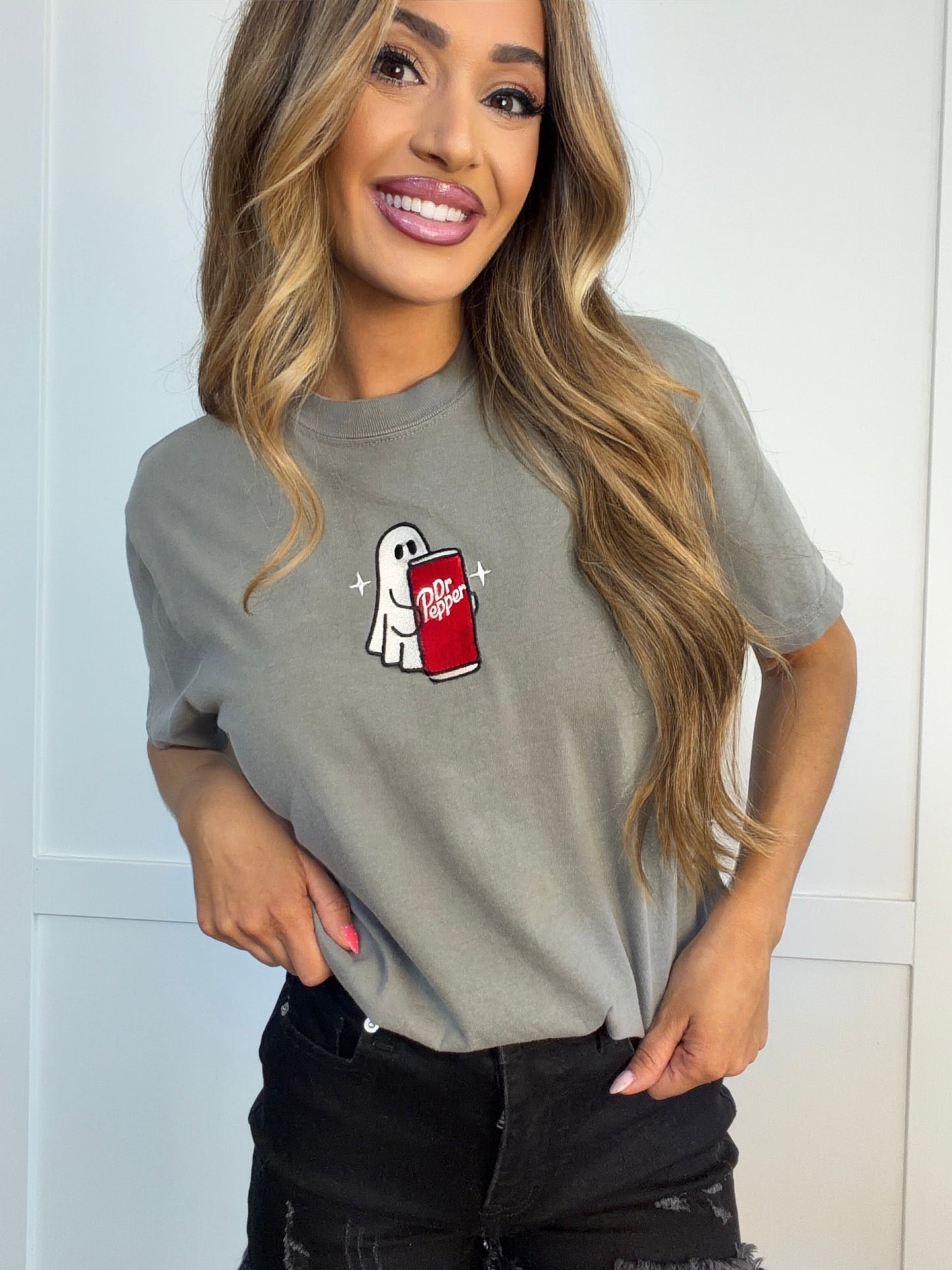 Dr. Boo Embroidered Shirt