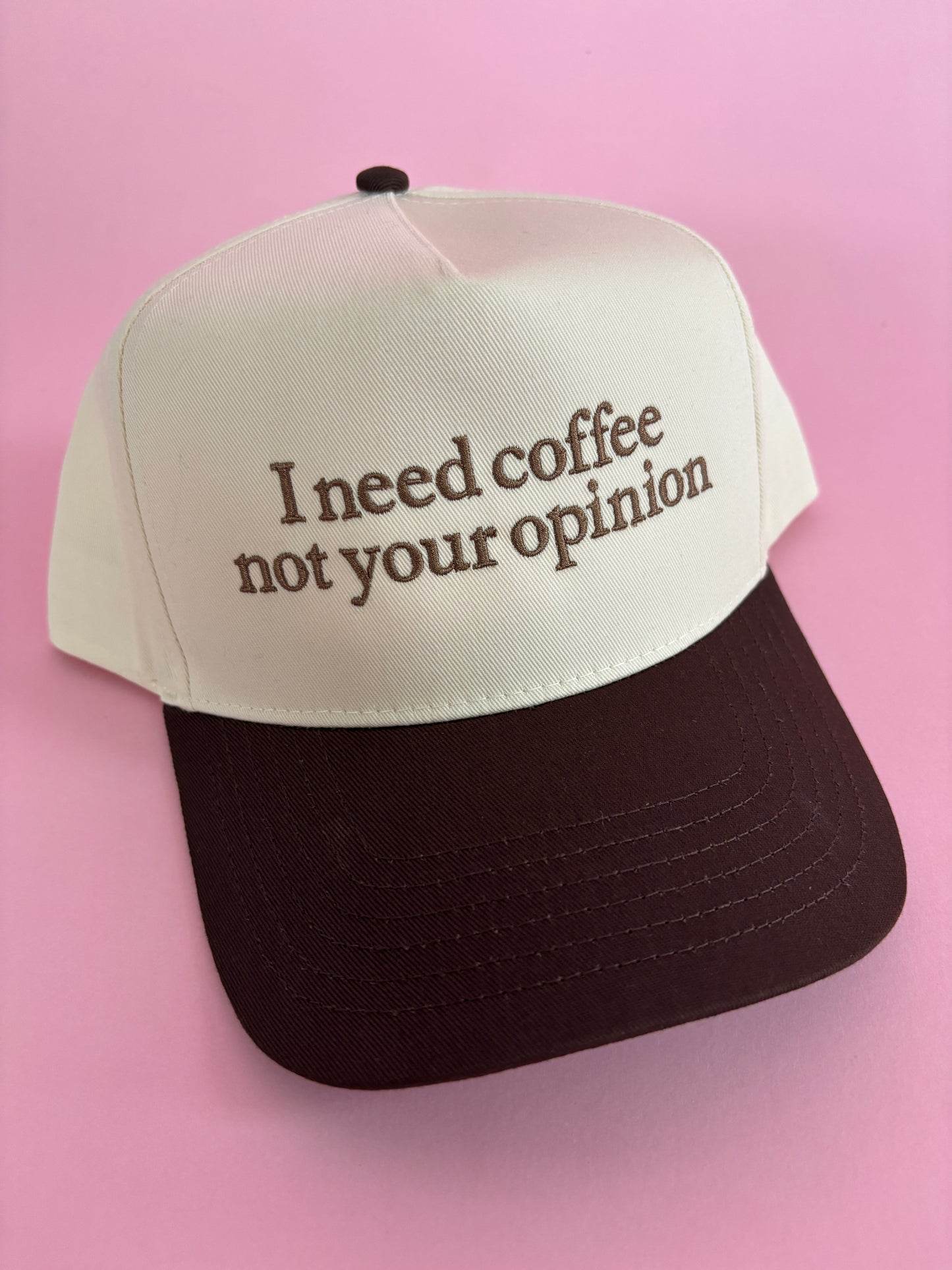 I Need Coffee, Not Your Opinion Trucker Hat