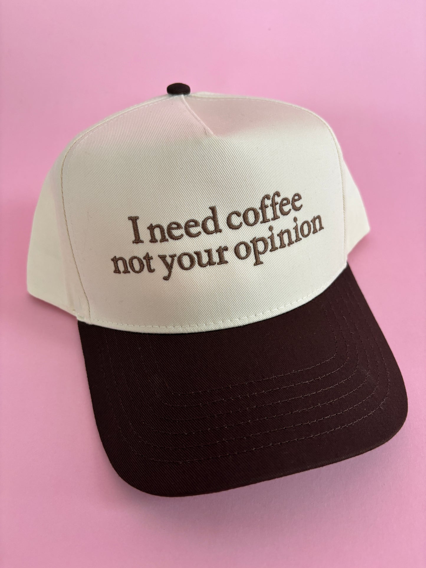 I Need Coffee, Not Your Opinion Trucker Hat