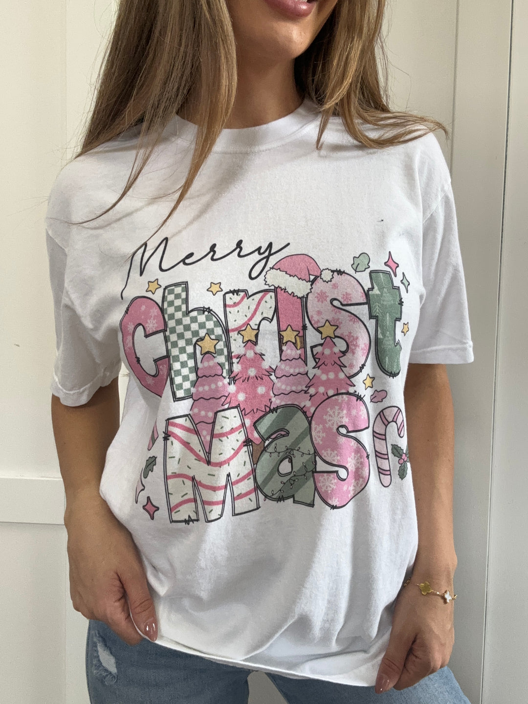 I'm Dreaming of a Pink Christmas Graphic Tee