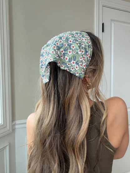 Faith Floral Bandana Headband Hair Scarf