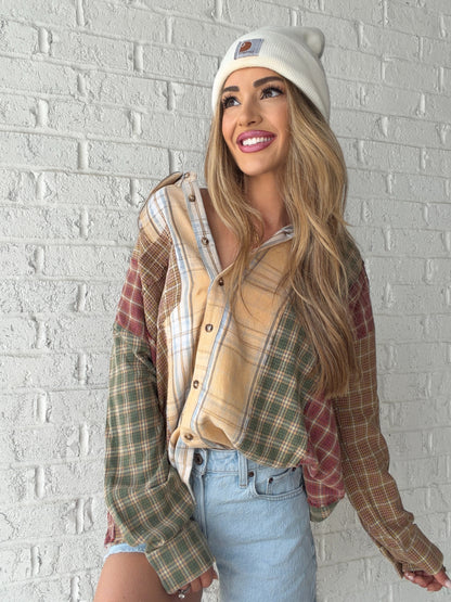 Zoey Oversized Plaid Button Down Shirt