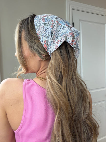 Faith Floral Bandana Headband Hair Scarf