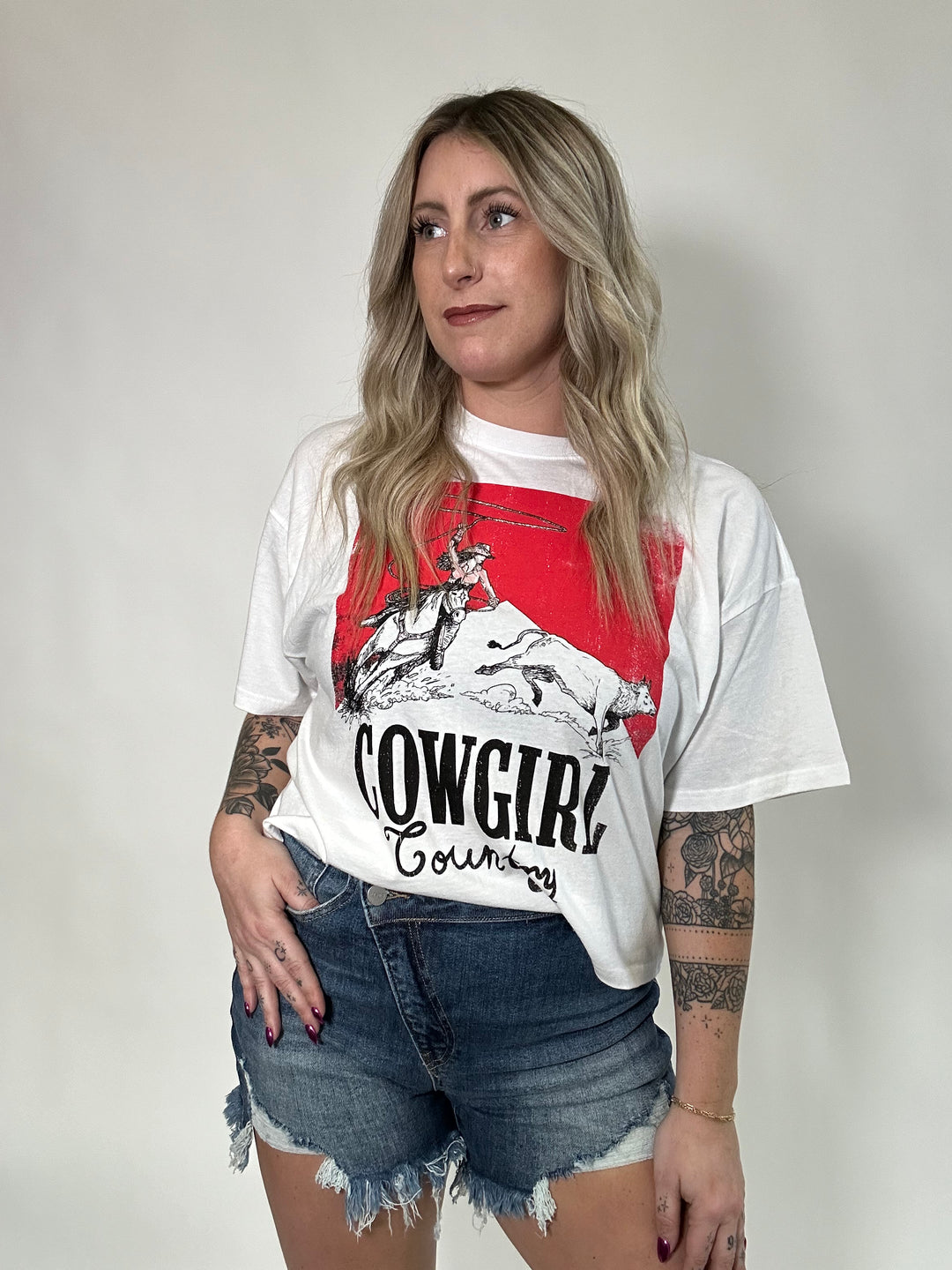 Cowgirl Country Crop Tee