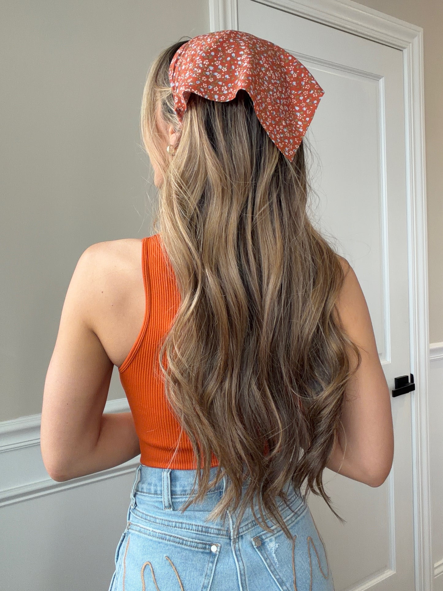 Faith Floral Bandana Headband Hair Scarf