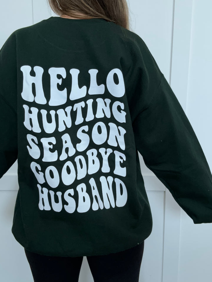 Hello Deer Season Graphic Crewneck