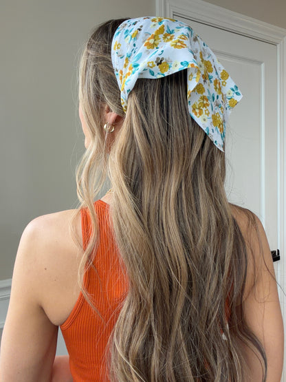 Faith Floral Bandana Headband Hair Scarf
