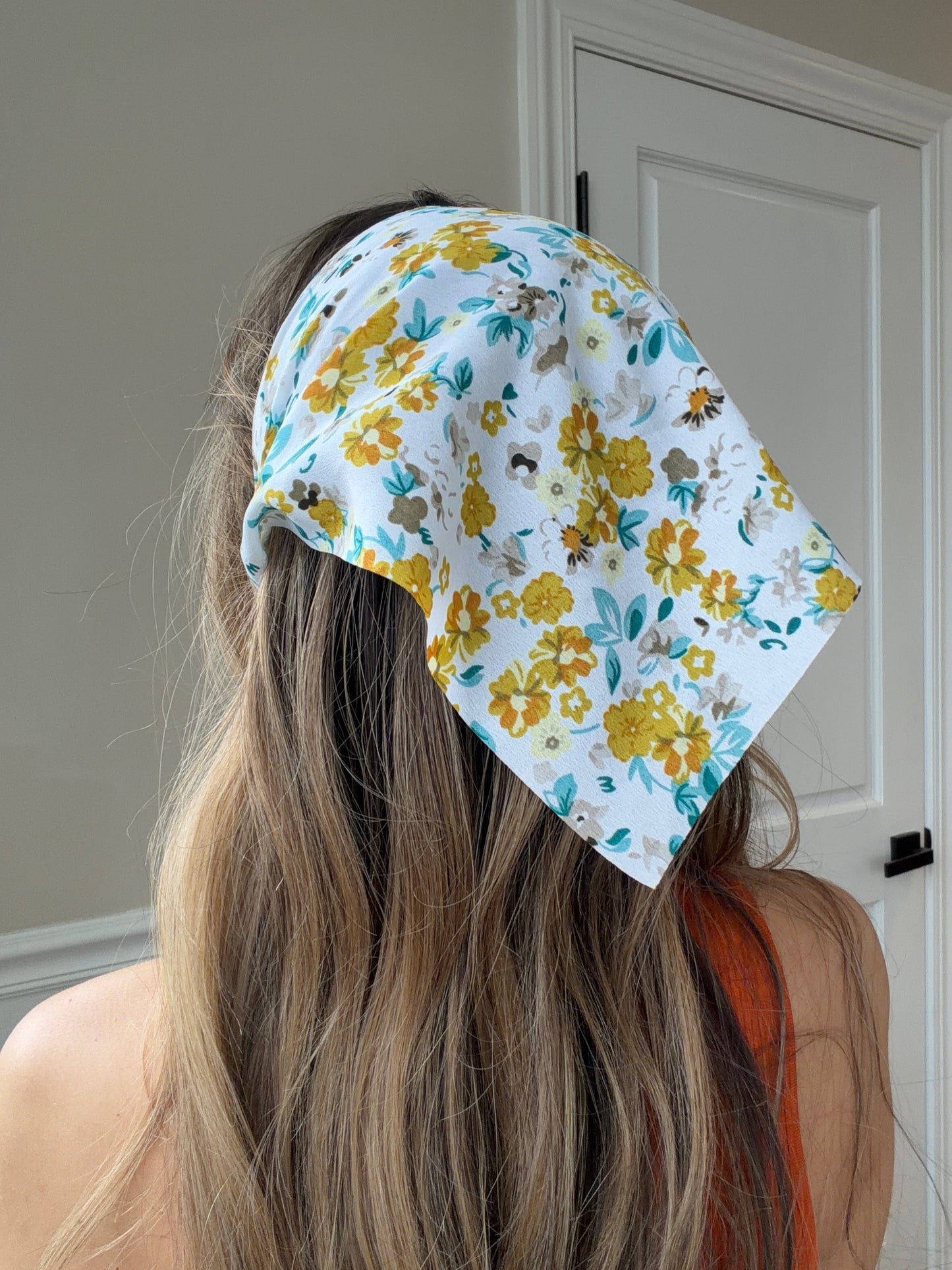 Faith Floral Bandana Headband Hair Scarf