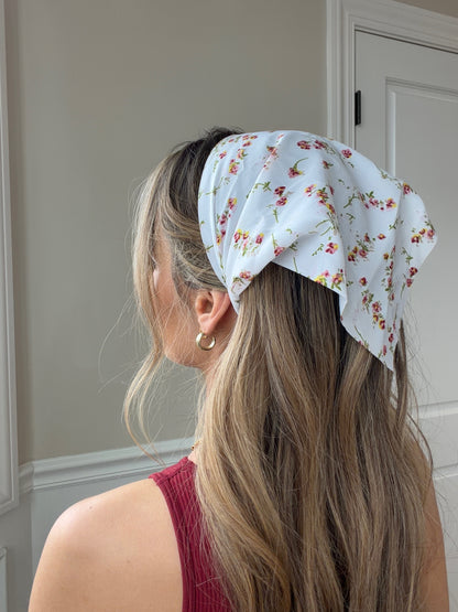 Faith Floral Bandana Headband Hair Scarf